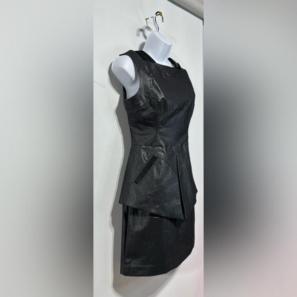 2B.Rych Black Stunning Modern Mini Dress‎ Women’s Size 2 - Picture 2 of 10